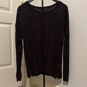 American Eagle Outfitters Dark Knit Sweater
